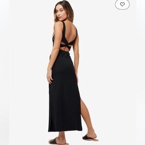 L*Space Mara Black Maxi Dress - Large L NWT
